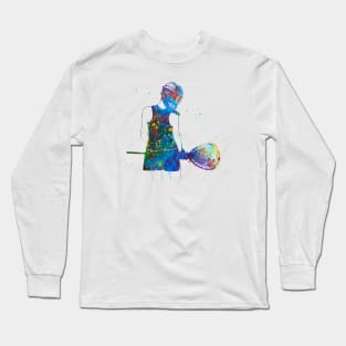 Lacrosse Player woman Long Sleeve T-Shirt